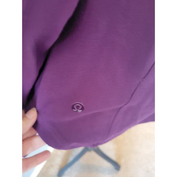 Lululemon Athletica Women's Pullover Cowl Neck Hoodie Kangaroo Pouch Size 12 - Picture 6 of 9